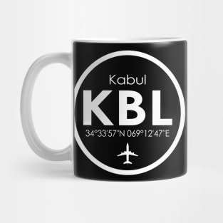 KBL, Kabul Hamid Karzai International Airport Mug